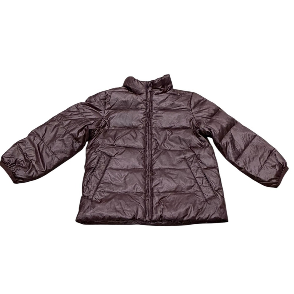Crewcuts Everyday Kids Down Puffer Coat Jacket Youth 3 Maroon Lightweight READ